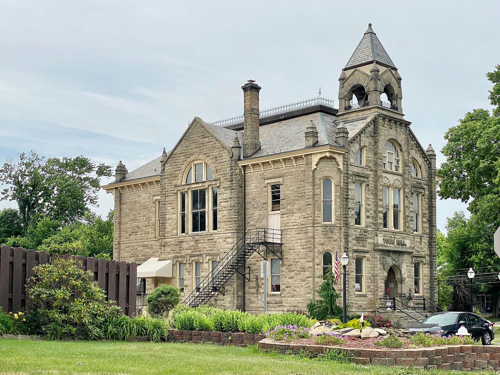 Historic Amherst City Hall in downtown Amherst, Ohio