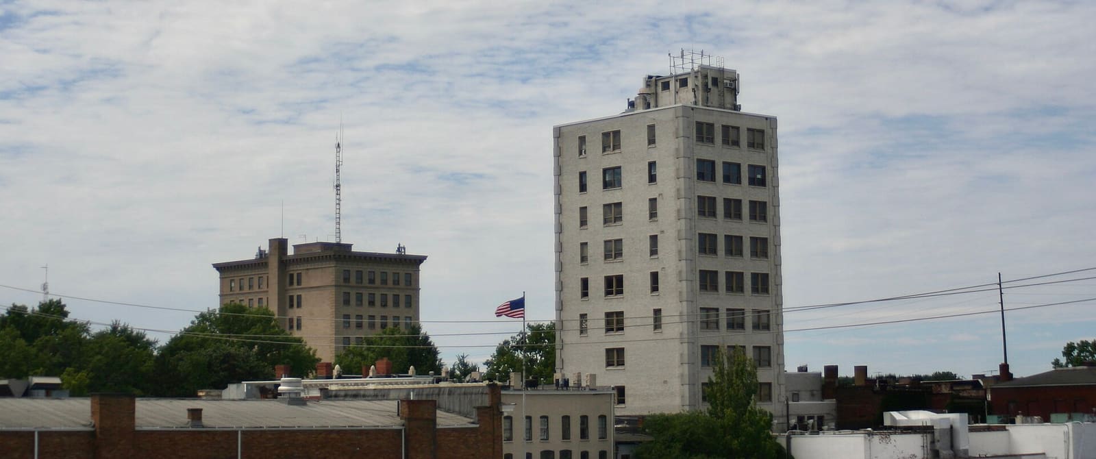 Downtown Elyria, Ohio skyline